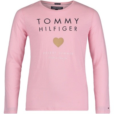 Afbeelding van Tommy Hilfiger KG0KG03636 kinder t-shirt licht roze