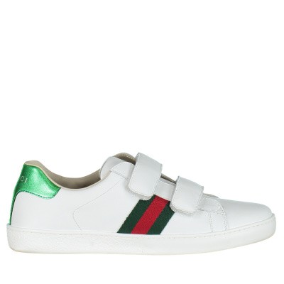 Afbeelding van Gucci 455496 CPWC0 kindersneakers wit