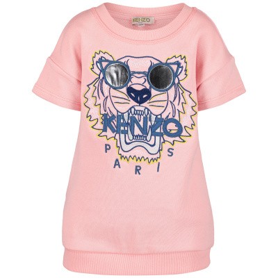 Afbeelding van Kenzo KN30168BB babyjurkje licht roze