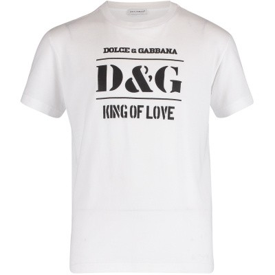 Afbeelding van Dolce & Gabbana L4JT7N G7SBP kinder t-shirt wit