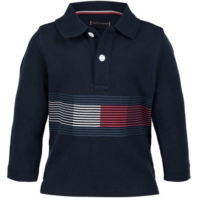 Afbeelding van Tommy Hilfiger KB0KB04329B baby polo navy