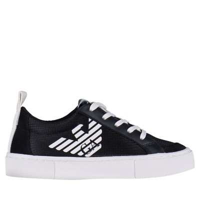 Afbeelding van EA7 XSX005 kindersneakers navy