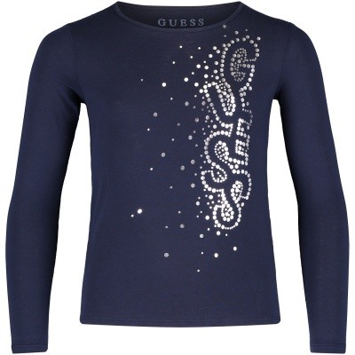 Afbeelding van Guess K83I04 kinder t-shirt navy