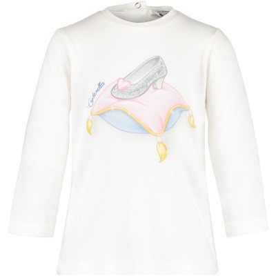Afbeelding van MonnaLisa 392610SW baby t-shirt off white