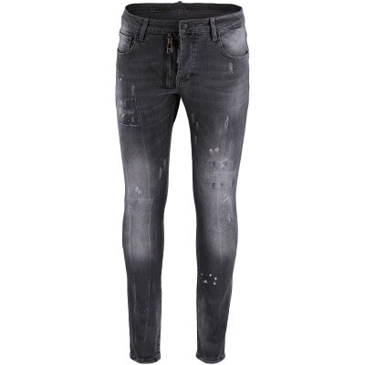 Afbeelding van My Brand MMBJE005G3081 heren broek grijs