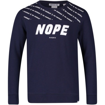 Afbeelding van NIK&NIK B8252 kindertrui navy