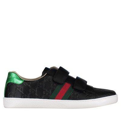 Afbeelding van Gucci 455496 DF720 kindersneakers zwart