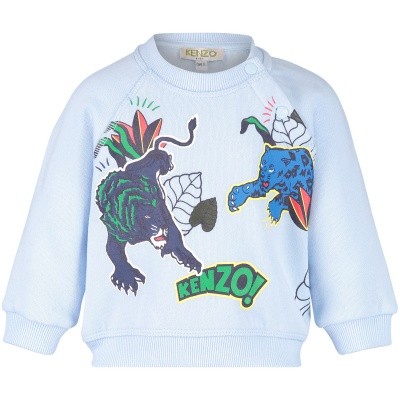 Afbeelding van Kenzo KM15567 baby trui licht blauw