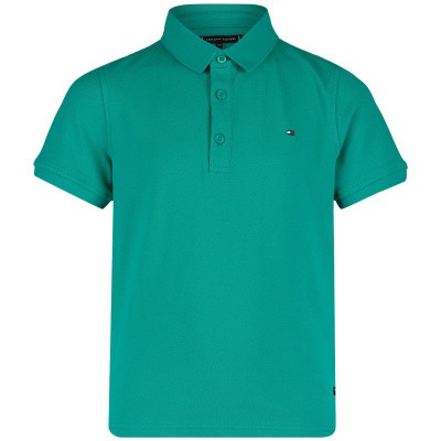 Afbeelding van Tommy Hilfiger KB0KB04527 kinder polo groen