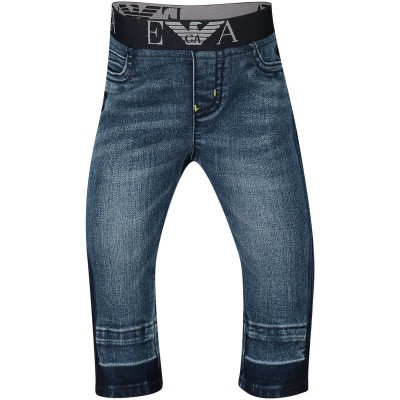 Afbeelding van Armani 3GHJ07 babybroekje jeans