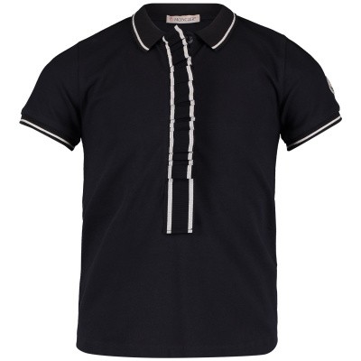 Afbeelding van Moncler 8355005 kinder polo navy