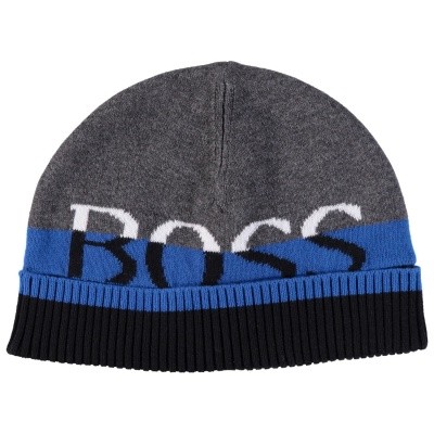 Afbeelding van Boss J01095 babymutsje cobalt blauw
