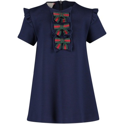 Afbeelding van Gucci 535840 babyjurkje blauw