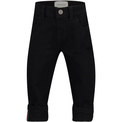 Afbeelding van Gucci 522176 babybroekje zwart