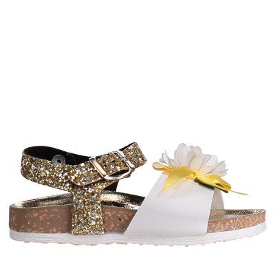 Afbeelding van MonnaLisa 8C3016 kindersandalen goud
