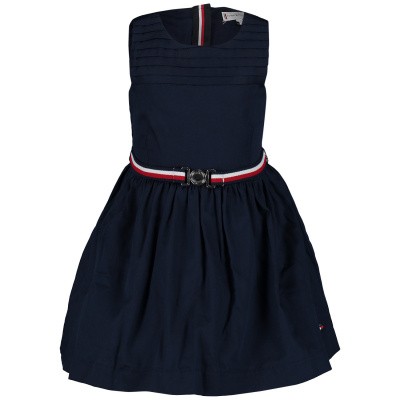 Afbeelding van Tommy Hilfiger KG0KG04024B babyjurkje navy