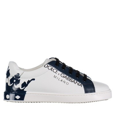 Afbeelding van Dolce & Gabbana DA0608 AU613 kindersneakers wit