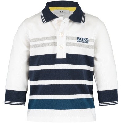 Afbeelding van Boss J05682 baby polo wit