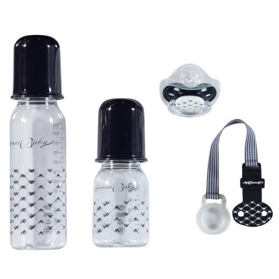 Afbeelding van Armani 407007 set fles+speen navy