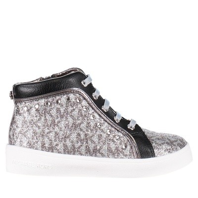 Afbeelding van Michael Kors ZIVYGIA kindersneakers zilver