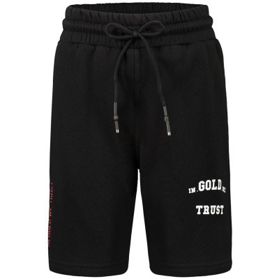 Afbeelding van In Gold We Trust KIDSWK00110001SHS kinder joggingshort zwart