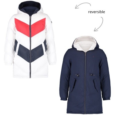 Afbeelding van Tommy Hilfiger KG0KG03813 kinderjas navy