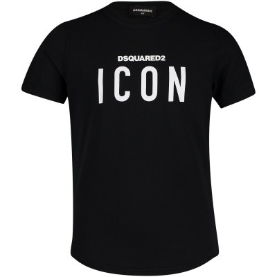 Afbeelding van Dsquared2 DQ02M8 kinder t-shirt zwart