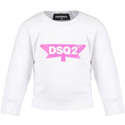Afbeelding van Dsquared2 DQ02XL baby trui wit