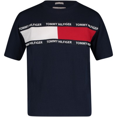 Afbeelding van Tommy Hilfiger KS0KS00036 kinder t-shirt navy