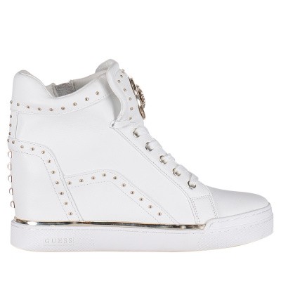 Afbeelding van Guess FL5FR2LEA12 dames sneakers wit