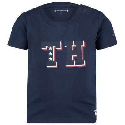 Afbeelding van Tommy Hilfiger KN0KN00983 baby t-shirt navy