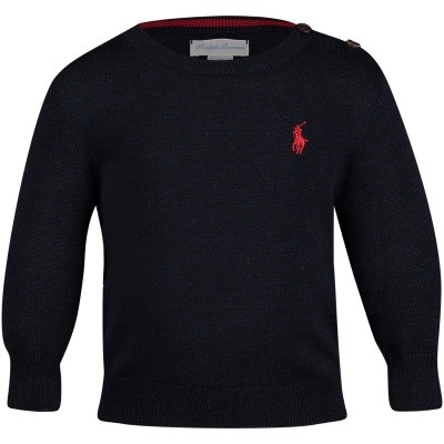 Afbeelding van Ralph Lauren 320702312 baby trui navy