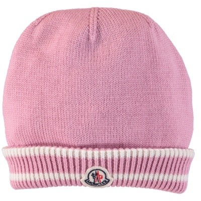 Afbeelding van Moncler 9921105 babymutsje roze