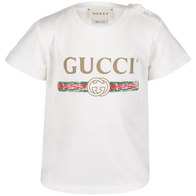 Afbeelding van Gucci 504121 baby t-shirt off white