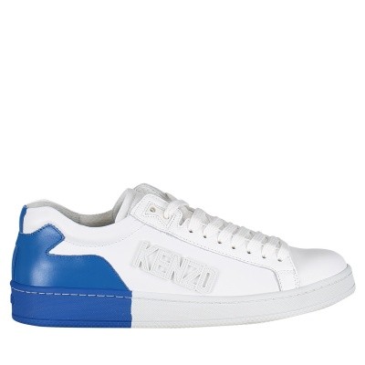 Afbeelding van Kenzo F005SN127L50 heren sneakers wit/blauw
