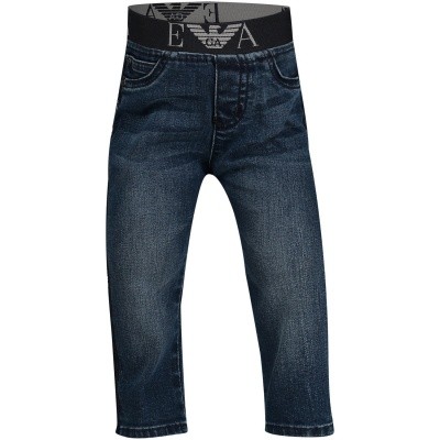 Afbeelding van Armani 6ZHJ07 4DFGZ babybroekje jeans