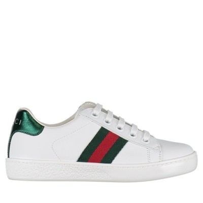Afbeelding van Gucci 433148 CPWE0 kindersneakers wit