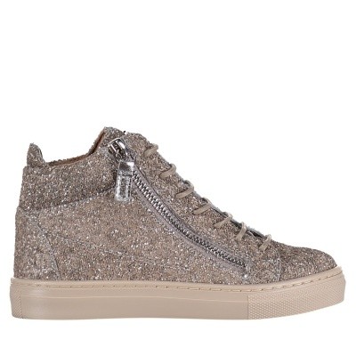 Afbeelding van Giuseppe Zanotti SBI7 kindersneakers zilver