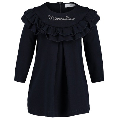 Afbeelding van MonnaLisa 312920AI babyjurkje navy
