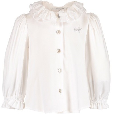 Afbeelding van MonnaLisa 312303 baby blouse off white