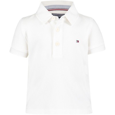 Afbeelding van Tommy Hilfiger KB0KB03975B baby polo wit