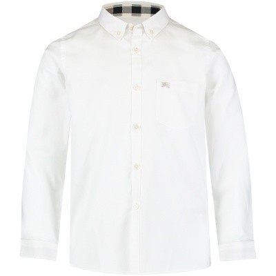 Afbeelding van Burberry 4057991 kinder overhemd wit