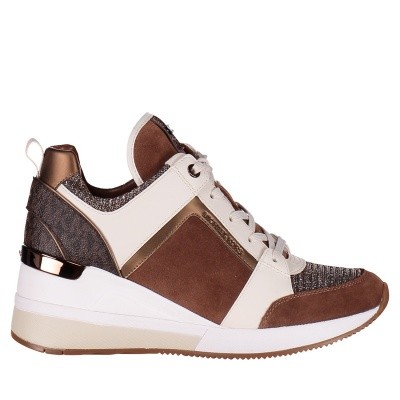 Afbeelding van Michael Kors 43F8GEFS1S dames sneakers camel