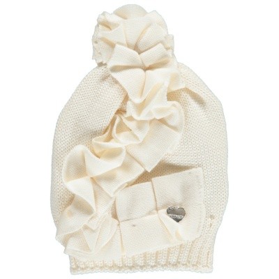 MonnaLisa 172006 kindermuts off white Afbeelding van MonnaLisa 172006 kindermuts off white