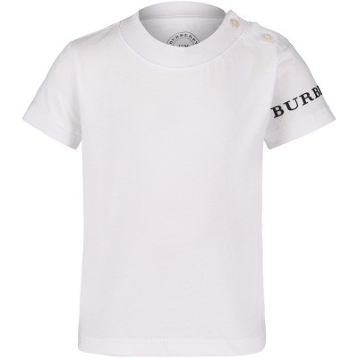 Afbeelding van Burberry 8002611 baby t-shirt wit