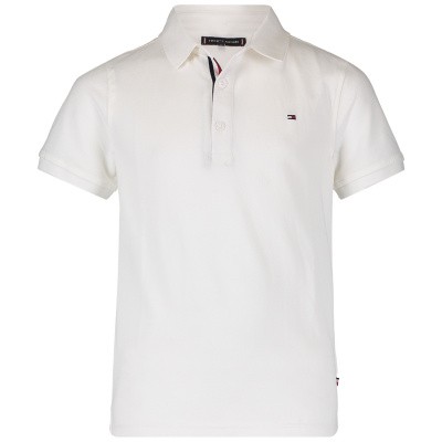 Afbeelding van Tommy Hilfiger KB0KB04527 kinder polo wit
