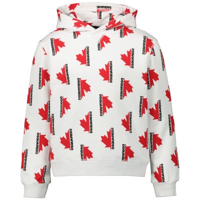 Dsquared2 DQ043P kindertrui wit Afbeelding van Dsquared2 DQ043P kindertrui wit