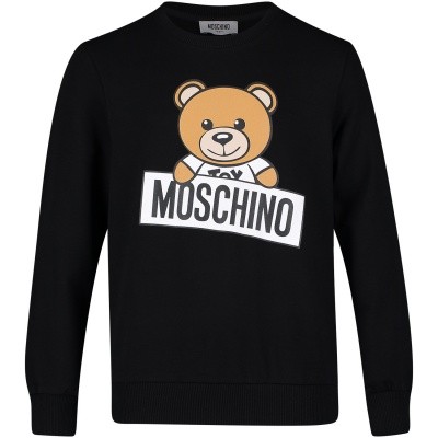 Afbeelding van Moschino HTF01Q kindertrui zwart