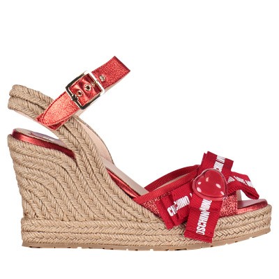 Afbeelding van Moschino JA1631 dames sandalen rood