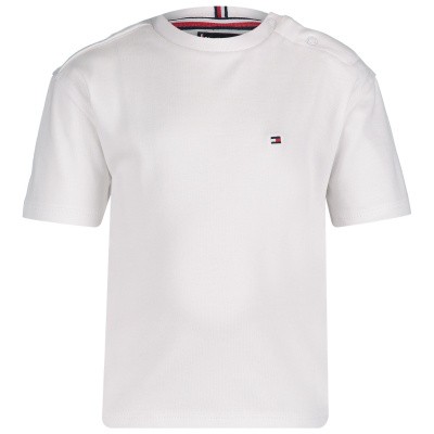 Afbeelding van Tommy Hilfiger KB0KB04679 B baby t-shirt wit